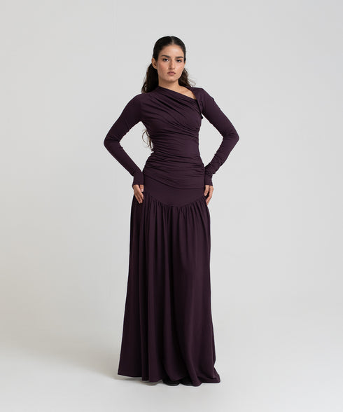 Women's Draped Skirt Set